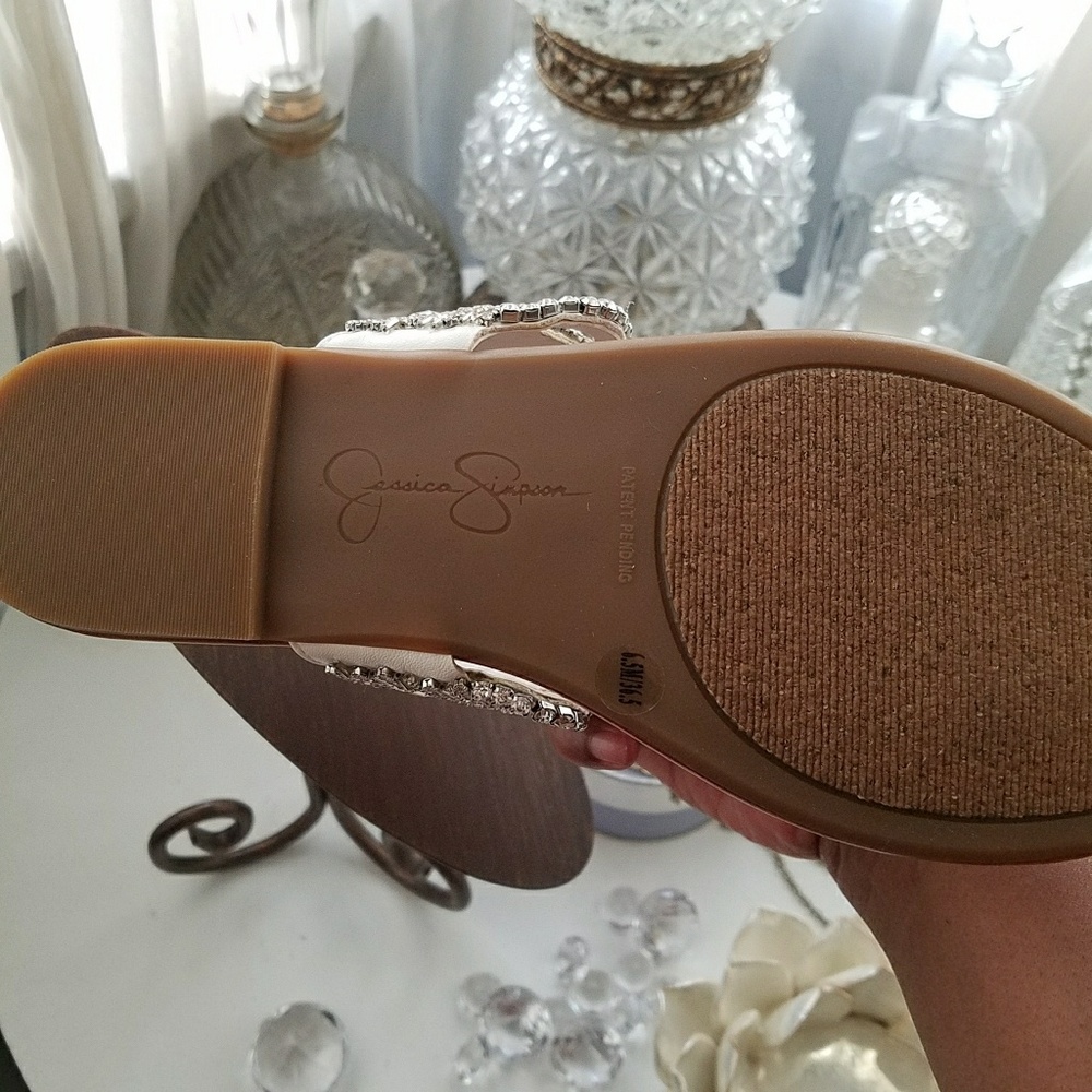 šJessica Simpsonš Foot Bling Sandies (6.5) - Picture 4 of 5